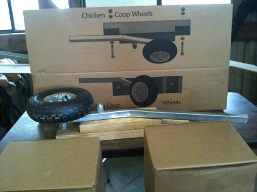 New Product! Chicken Coop Wheels For Sale